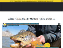 Tablet Screenshot of montanafishingoutfitters.com